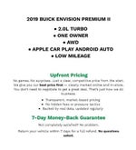 2019 Buick Envision Premium II