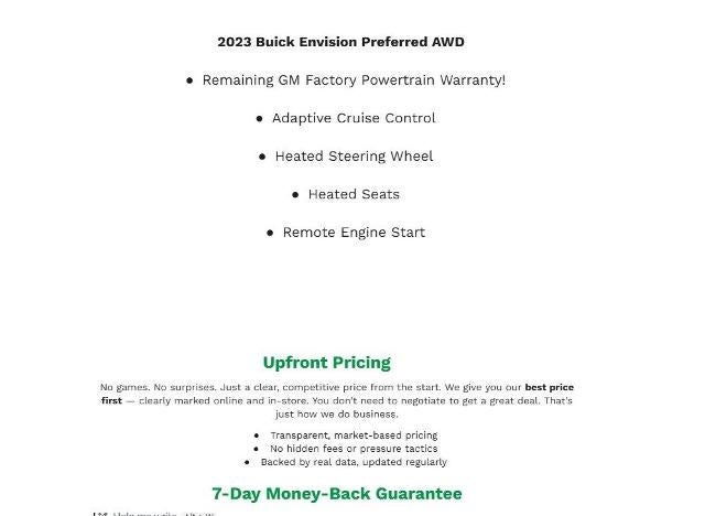 2023 Buick Envision Preferred