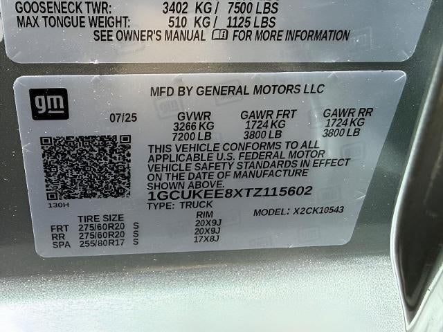 2026 Chevrolet Silverado 1500 4WD Crew Cab 147 RST