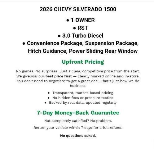 2026 Chevrolet Silverado 1500 4WD Crew Cab 147 RST