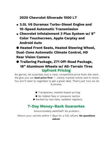 2020 Chevrolet Silverado 1500 4WD Crew Cab 147 LT