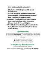 2025 GMC Acadia AWD 4dr Elevation