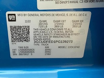 2023 Chevrolet Silverado 1500 4WD Crew Cab 147 LT Trail Boss