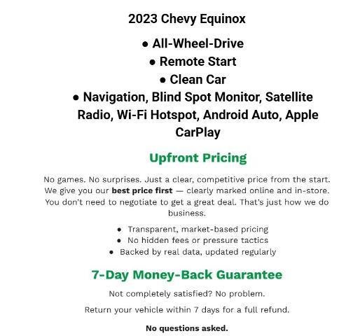 2023 Chevrolet Equinox AWD 4dr LT w/1LT