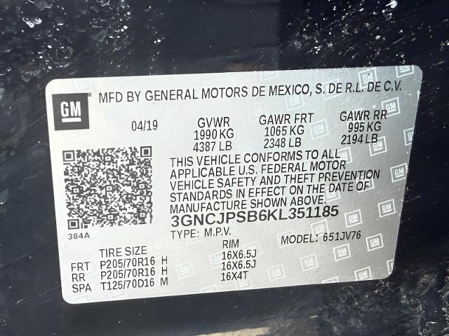 2019 Chevrolet Trax AWD 4dr LT