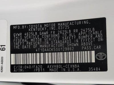 2025 Toyota Camry LE