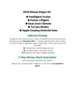 2025 Nissan Rogue AWD SV