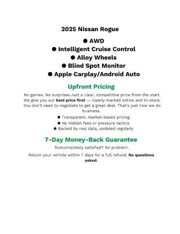 2025 Nissan Rogue AWD SV