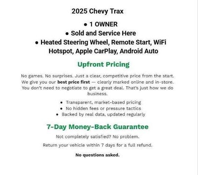 2025 Chevrolet Trax FWD 4dr LT