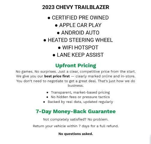 2023 Chevrolet Trailblazer FWD 4dr RS