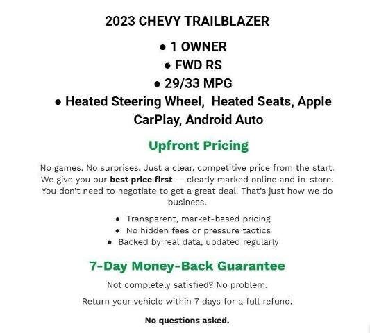 2023 Chevrolet Trailblazer FWD 4dr RS