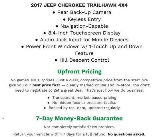 2017 Jeep Cherokee Trailhawk 4x4