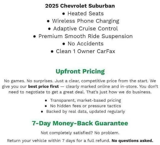 2025 Chevrolet Suburban 4WD 4dr Z71