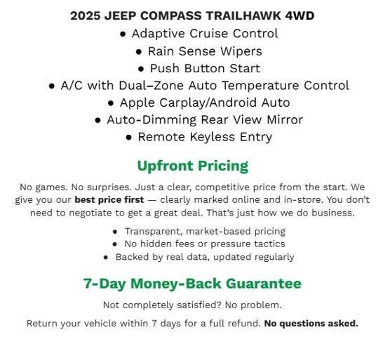 2025 Jeep Compass Trailhawk 4x4