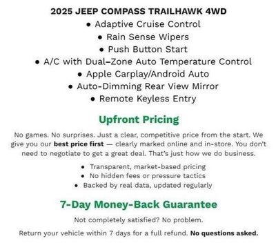 2025 Jeep Compass Trailhawk 4x4