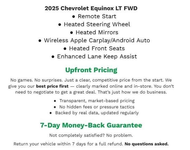 2025 Chevrolet Equinox FWD 4dr LT w/1LT