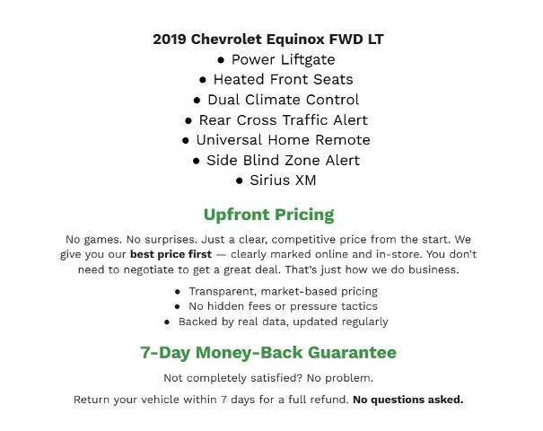 2019 Chevrolet Equinox FWD 4dr LT w/1LT