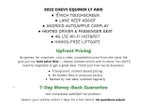 2022 Chevrolet Equinox AWD 4dr LT w/1LT