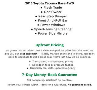 2015 Toyota Tacoma 4WD Double Cab V6 AT