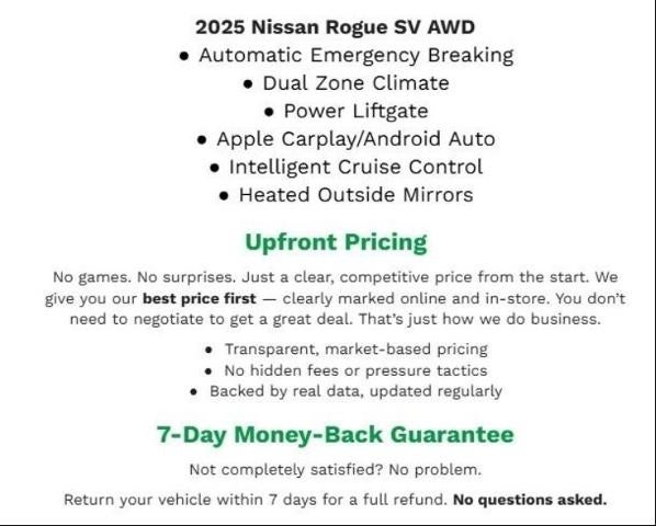 2025 Nissan Rogue AWD SV