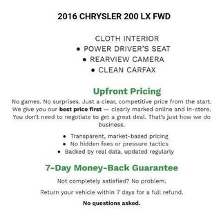 2016 Chrysler 200 4dr Sdn Touring FWD