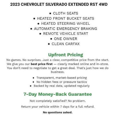 2023 Chevrolet Silverado 1500 Double Cab Standard Box 4-Wheel Drive RST
