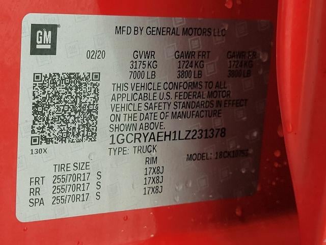 2020 Chevrolet Silverado 1500 Double Cab Standard Box 4-Wheel Drive WT