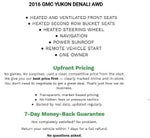 2016 GMC Yukon 4WD 4dr Denali