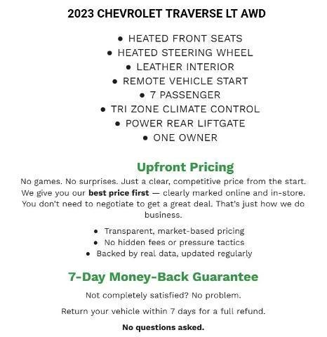 2023 Chevrolet Traverse AWD 3LT