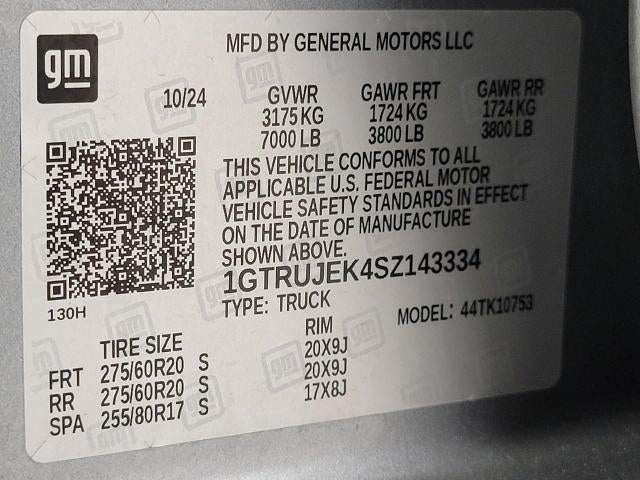 2025 GMC Sierra 1500 Double Cab Standard Box 4-Wheel Drive Elevation 3VL