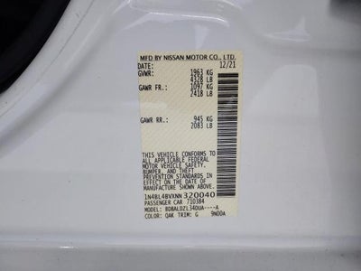 2022 Nissan Altima 2.5 S Sedan