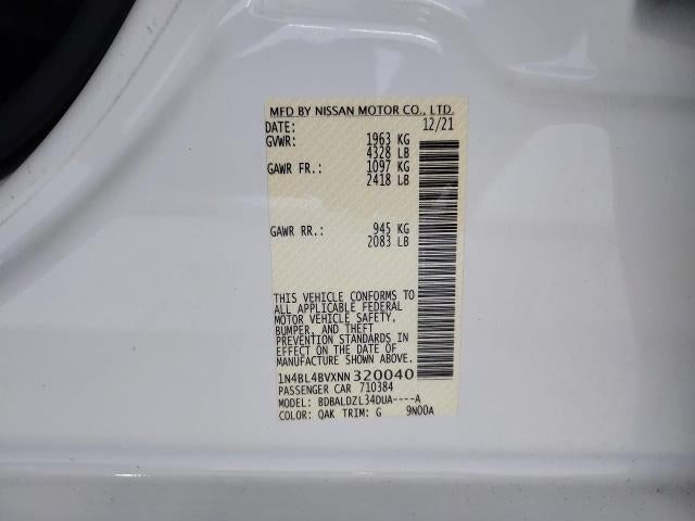 2022 Nissan Altima 2.5 S Sedan