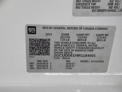 2024 Chevrolet Silverado 1500 Crew Cab Short Box 4-Wheel Drive LT 1LT