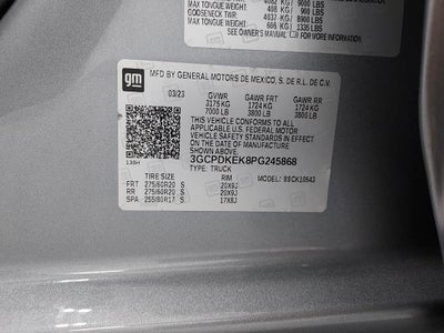 2023 Chevrolet Silverado 1500 Crew Cab Short Box 4-Wheel Drive LT 2FL