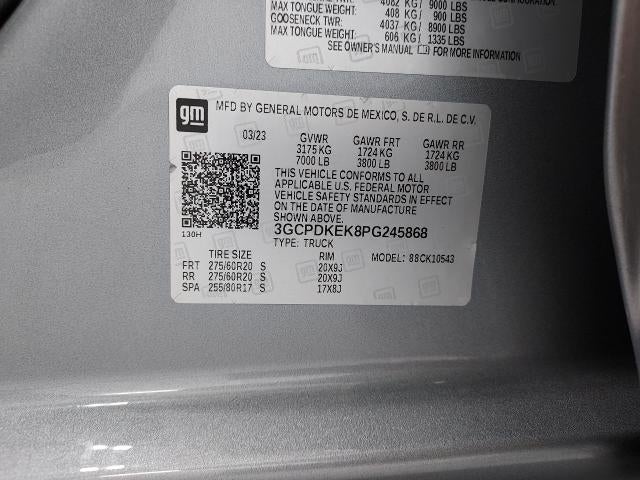 2023 Chevrolet Silverado 1500 Crew Cab Short Box 4-Wheel Drive LT 2FL