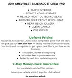 2024 Chevrolet Silverado 1500 Crew Cab Short Box 4-Wheel Drive LT 2FL