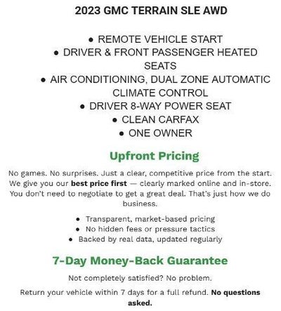 2023 GMC Terrain AWD 4dr SLE