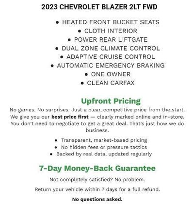 2023 Chevrolet Blazer FWD 4dr LT w/2LT