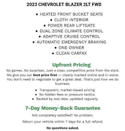 2023 Chevrolet Blazer FWD 4dr LT w/2LT