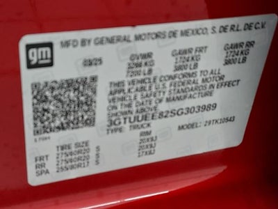 2025 GMC Sierra 1500 Crew Cab Short Box 4-Wheel Drive AT4