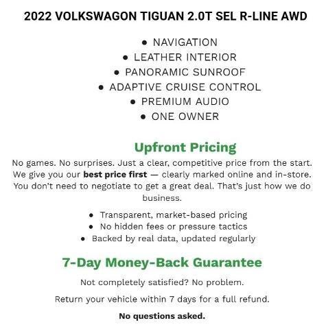 2022 Volkswagen Tiguan 2.0T SEL R-Line 4MOTION