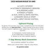 2025 Nissan Rogue AWD SV
