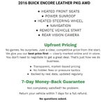 2016 Buick Encore Leather AWD