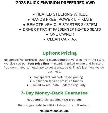 2023 Buick Envision AWD 4dr Preferred