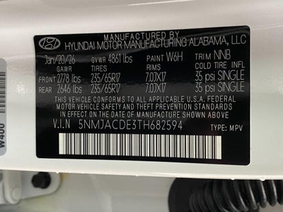 2026 Hyundai Tucson SE AWD