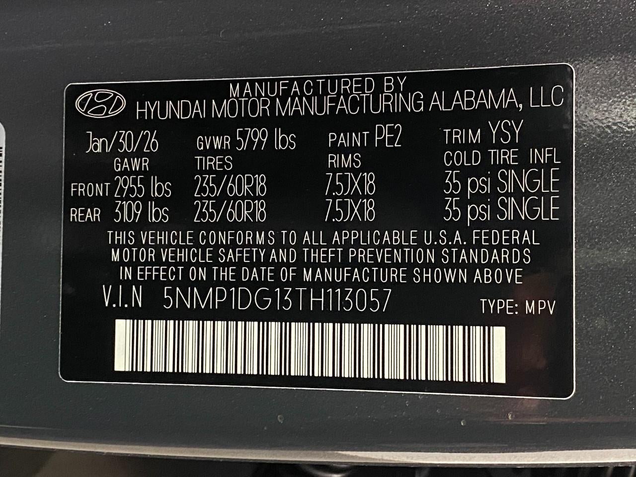 2026 Hyundai Santa Fe Hybrid SE