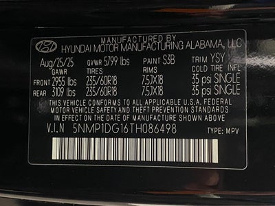 2026 Hyundai Santa Fe Hybrid SE