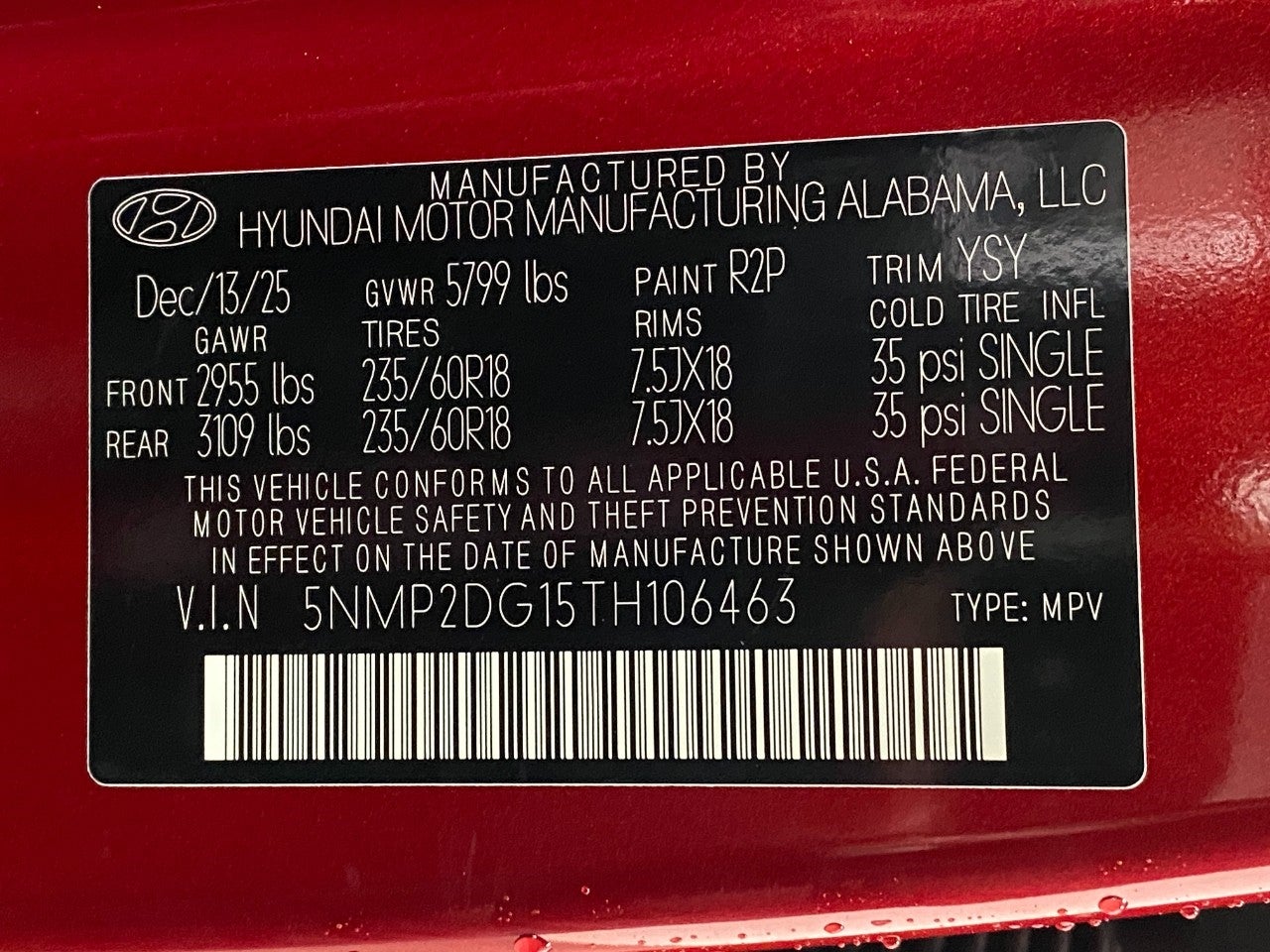 2026 Hyundai Santa Fe Hybrid SEL