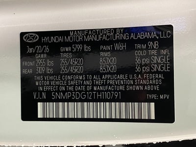 2026 Hyundai Santa Fe Hybrid Limited