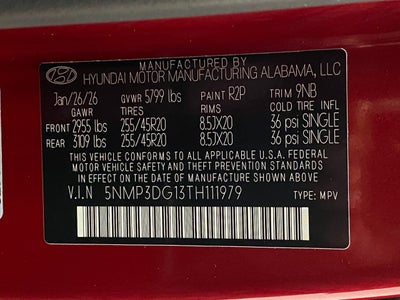 2026 Hyundai Santa Fe Hybrid Limited